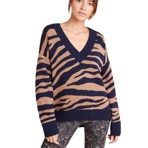 Varley Calvert V-Neck Wool Blend Sweater